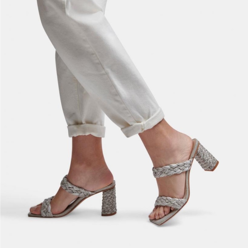 COPY - Paily Raffia Wide Heels